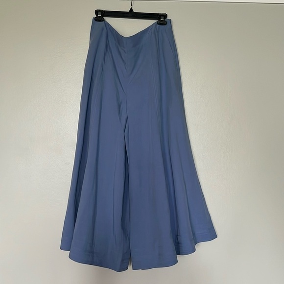 Club Monaco Crop Flare Pants Blue Size 12 NWT - Picture 2 of 8